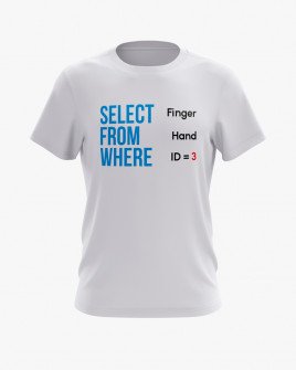Футболка чоловіча з принтом Select From Where