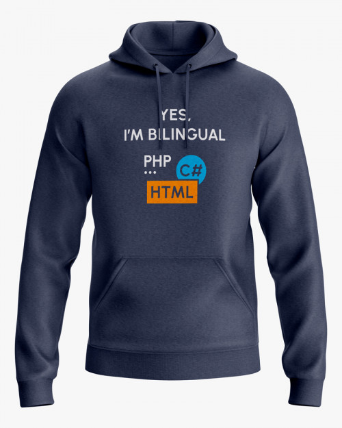 Худі жіночий з принтом Yes im bilingual Худі жіночий з принтом Yes im bilingual