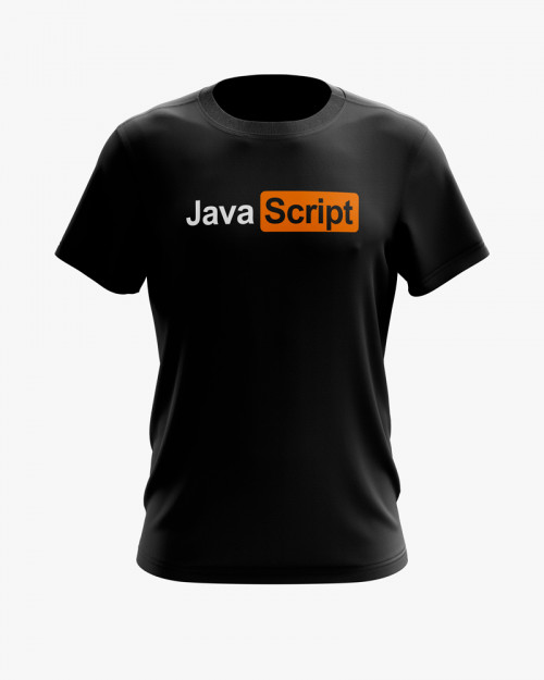 Футболка чоловіча з принтом JavaScript V121 Футболка чоловіча з принтом JavaScript V121