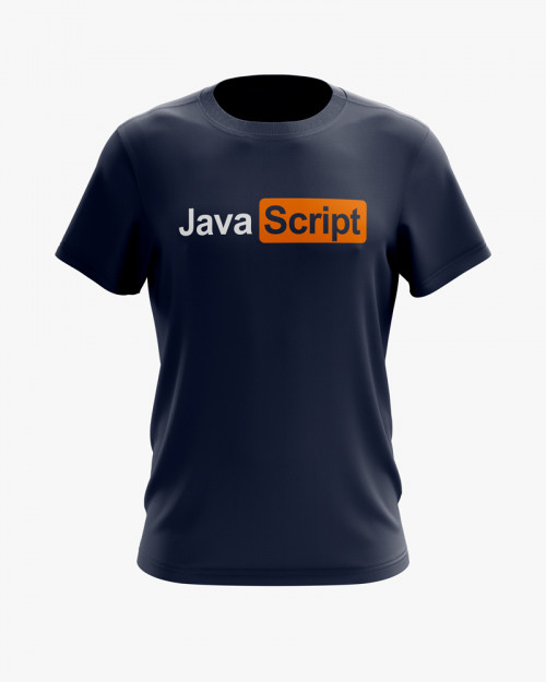 Футболка чоловіча з принтом JavaScript V121 Футболка чоловіча з принтом JavaScript V121