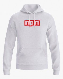 Худі жіночий з принтом npm logo