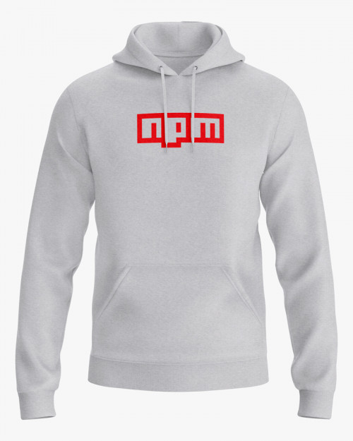 Худі жіночий з принтом npm logo Худі жіночий з принтом npm logo
