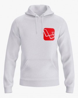 Худі чоловічий з принтом Laravel logo