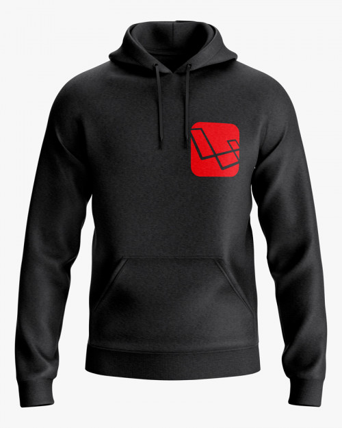 Худі чоловічий з принтом Laravel logo Худі чоловічий з принтом Laravel logo