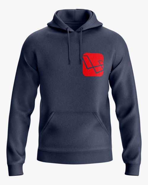 Худі чоловічий з принтом Laravel logo Худі чоловічий з принтом Laravel logo