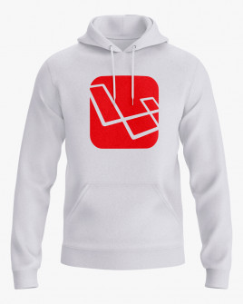Худі жіночий з принтом Laravel logo
