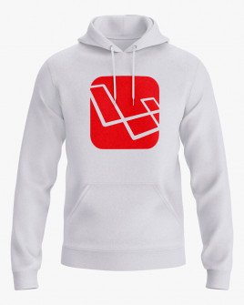 Худі жіночий з принтом Laravel logo