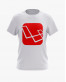 Футболка чоловіча з принтом Laravel logo Футболка чоловіча з принтом Laravel logo