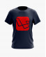 Футболка чоловіча з принтом Laravel logo Футболка чоловіча з принтом Laravel logo