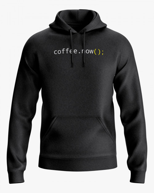 Худі чоловічий з принтом Coffee now Худі чоловічий з принтом Coffee now