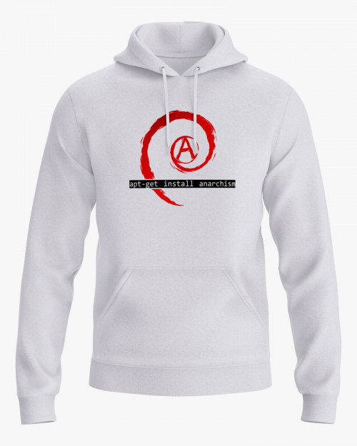Худі жіночий з принтом apt-get install anarchism Худі жіночий з принтом apt-get install anarchism