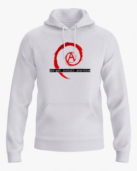 Худі жіночий з принтом apt-get install anarchism