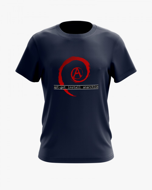 Футболка чоловіча з принтом apt-get install anarchism Футболка чоловіча з принтом apt-get install anarchism