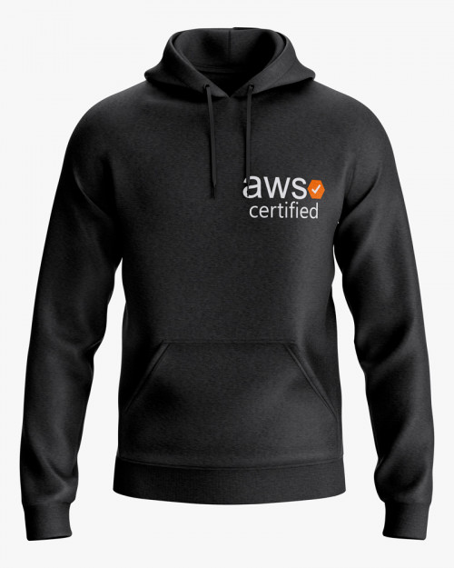 Худі чоловічий з написом aws certified Худі чоловічий з написом aws certified