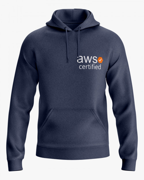 Худі чоловічий з написом aws certified Худі чоловічий з написом aws certified