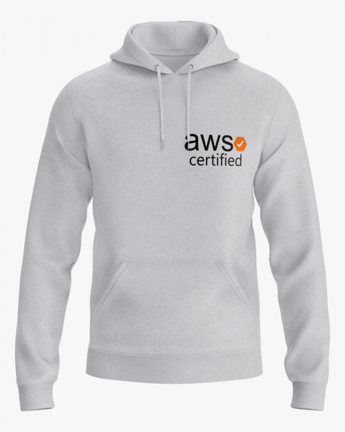 Худі чоловічий з написом aws certified Худі чоловічий з написом aws certified