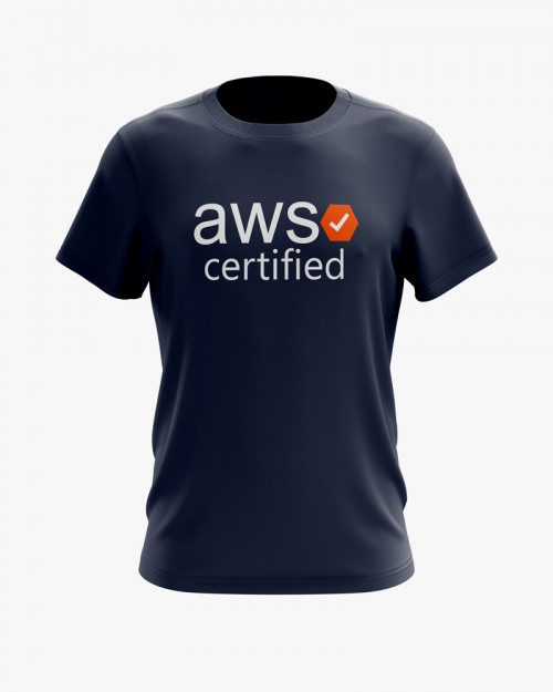 Футболка чоловіча з написом aws certified Футболка чоловіча з написом aws certified