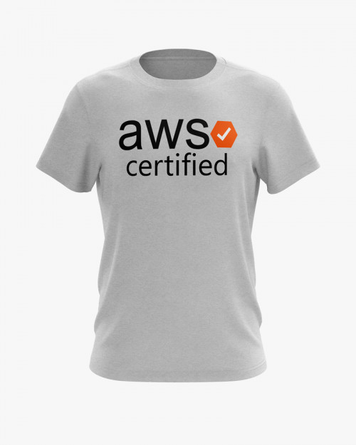 Футболка чоловіча з написом aws certified Футболка чоловіча з написом aws certified