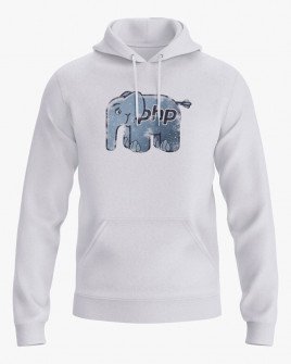 Худі жіночий з принтом PHP ElePHPant