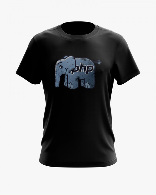 Футболка чоловіча з принтом PHP ElePHPant Футболка чоловіча з принтом PHP ElePHPant