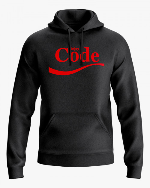 Худі чоловічий з написом Enjoy Code Худі чоловічий з написом Enjoy Code