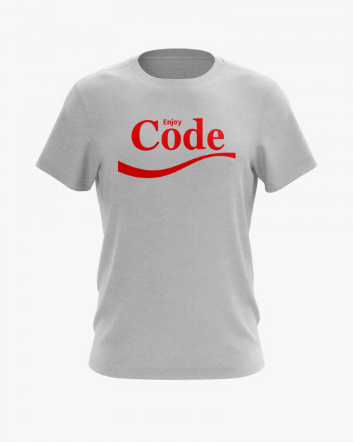 Футболка чоловіча з написом Enjoy Code Футболка чоловіча з написом Enjoy Code