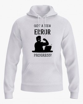 Худі жіночий з принтом Got a new error