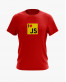 Футболка чоловіча з принтом I love JS Футболка чоловіча з принтом I love JS
