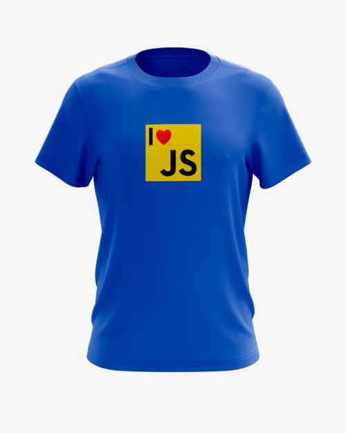 Футболка чоловіча з принтом I love JS Футболка чоловіча з принтом I love JS
