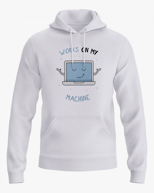 Худі жіночий з принтом Works on my Machine Худі жіночий з принтом Works on my Machine