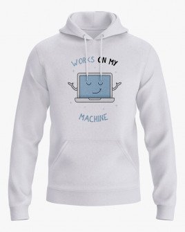 Худі жіночий з принтом Works on my Machine