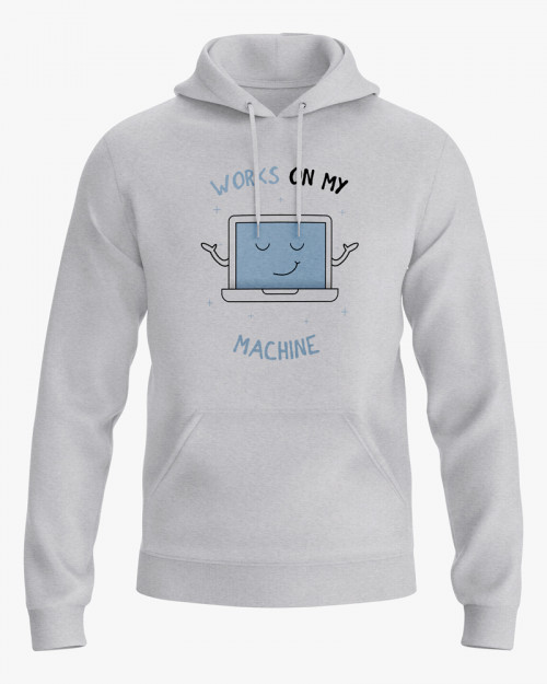 Худі жіночий з принтом Works on my Machine Худі жіночий з принтом Works on my Machine