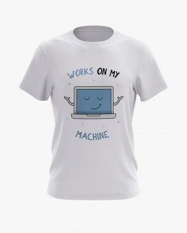 Футболка чоловіча з принтом Works on my Machine