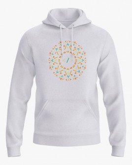 Худі чоловічий з принтом Code Mandala