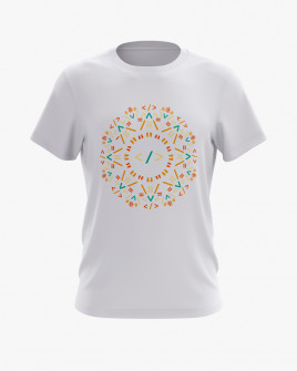 Футболка чоловіча з принтом Code Mandala