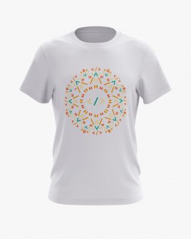 Футболка чоловіча з принтом Code Mandala