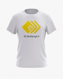 Футболка чоловіча з принтом ECMAScript 6 Javascript