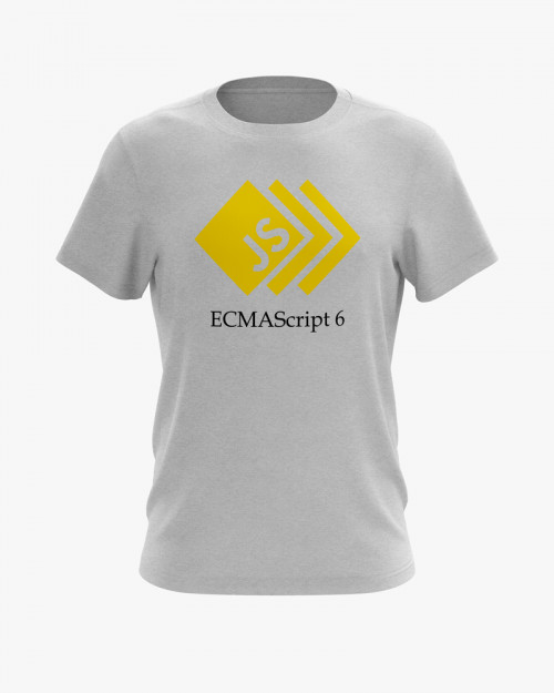 Футболка чоловіча з принтом ECMAScript 6 Javascript Футболка чоловіча з принтом ECMAScript 6 Javascript
