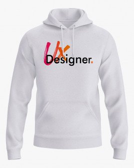 Худі жіночий з принтом Ux Designer