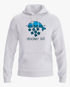 Худі чоловічий з принтом Docker kill