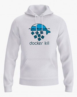 Худі жіночий з принтом Docker kill