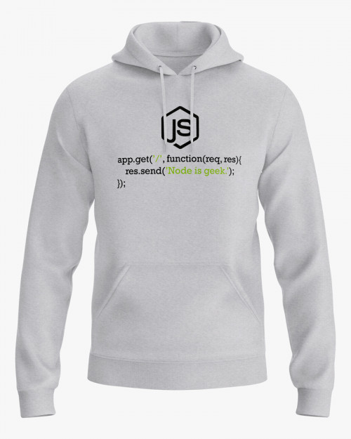 Худі жіночий з принтом Node is geek Худі жіночий з принтом Node is geek