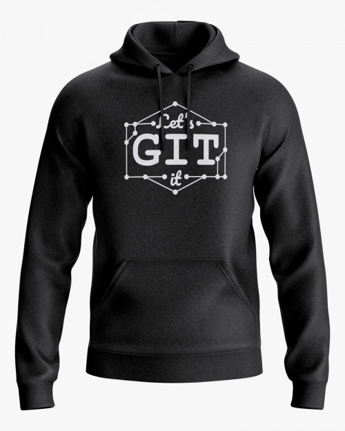 Худі чоловічий з принтом Git Худі чоловічий з принтом Git