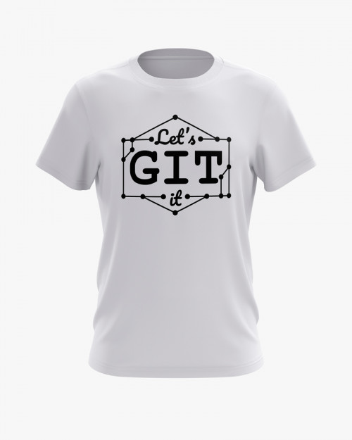Футболка чоловіча з принтом Git Футболка чоловіча з принтом Git