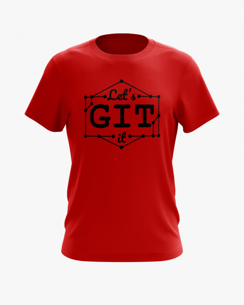 Футболка чоловіча з принтом Git Футболка чоловіча з принтом Git