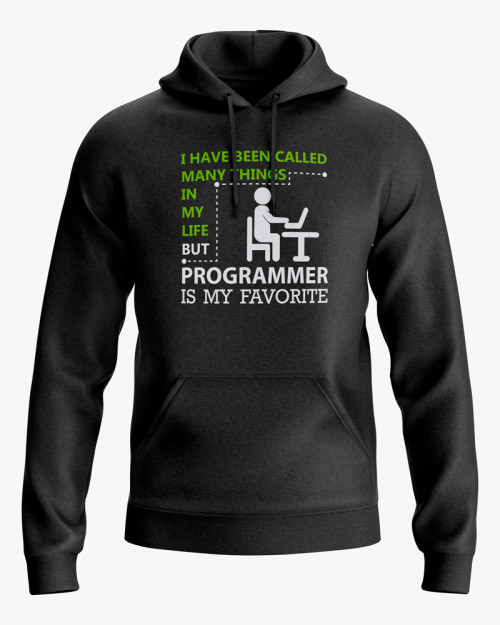 Худі чоловічий з принтом Programmer is my Favorite Худі чоловічий з принтом Programmer is my Favorite