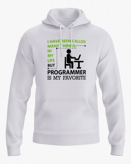 Худі жіночий з принтом Programmer is my Favorite