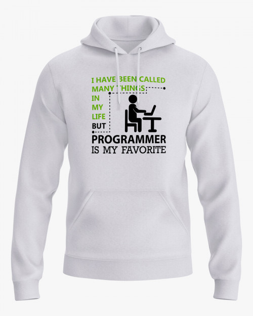 Худі жіночий з принтом Programmer is my Favorite Худі жіночий з принтом Programmer is my Favorite