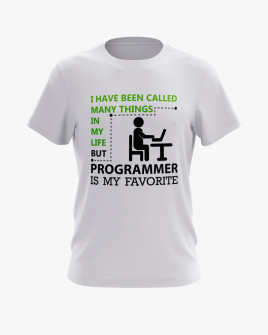 Футболка чоловіча з принтом Programmer is my Favorite