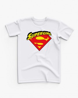 Футболка дитяча з принтом Super girl V7